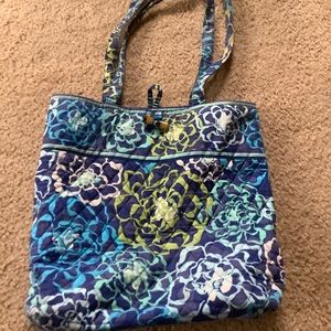 Vera Bradley tote bag in Katalina Blues